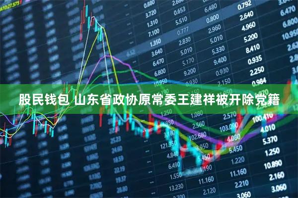股民钱包 山东省政协原常委王建祥被开除党籍
