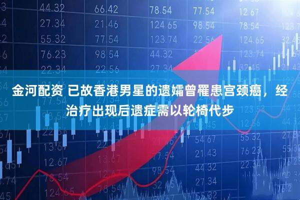 金河配资 已故香港男星的遗孀曾罹患宫颈癌，经治疗出现后遗症需以轮椅代步