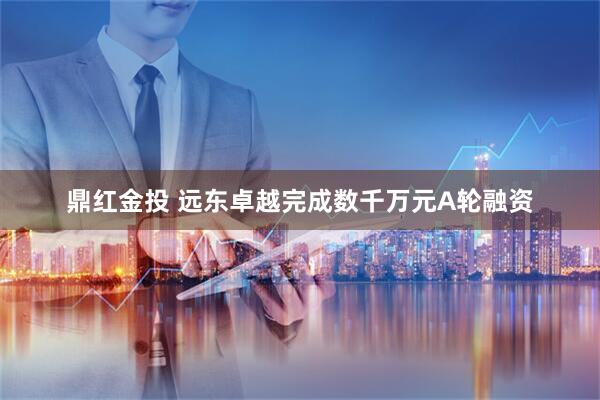 鼎红金投 远东卓越完成数千万元A轮融资