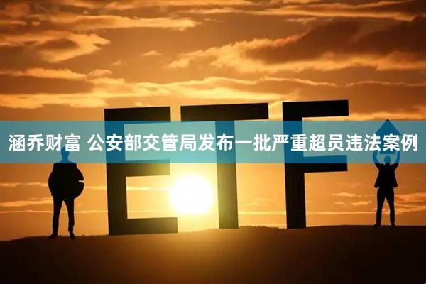 涵乔财富 公安部交管局发布一批严重超员违法案例